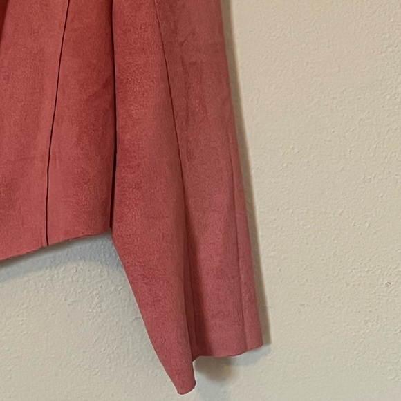 Blank NYC Medium Faux Suede Zipper Front Funnel Neck Jacket - Picture 7 of 13